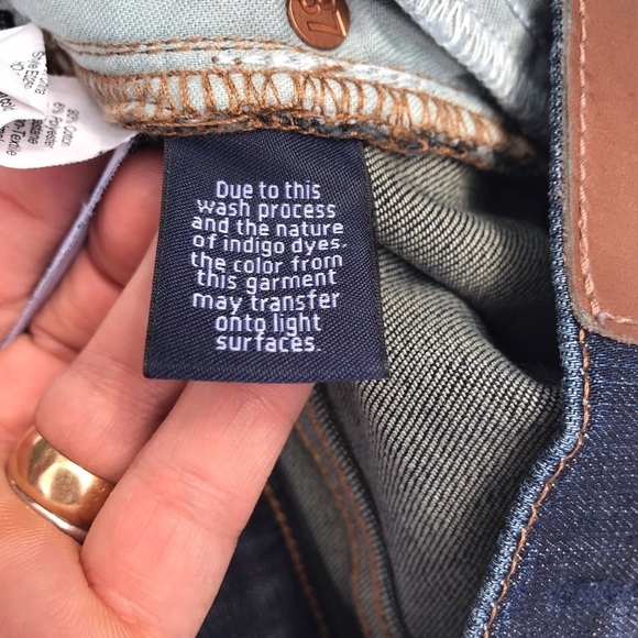 Madewell Women’s Jeans Skinny Skinny Blue Jeans Dark Wash 26 Like New - Picture 7 of 11